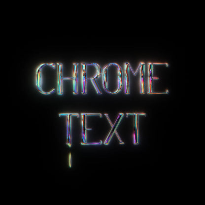 Chrome Text Project File