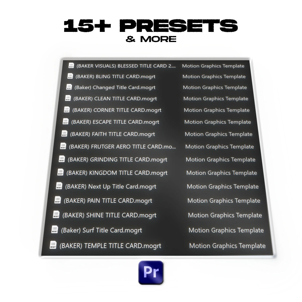 Ultimate Title Templates Bundle