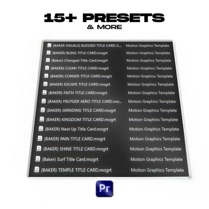 Ultimate Title Templates Bundle